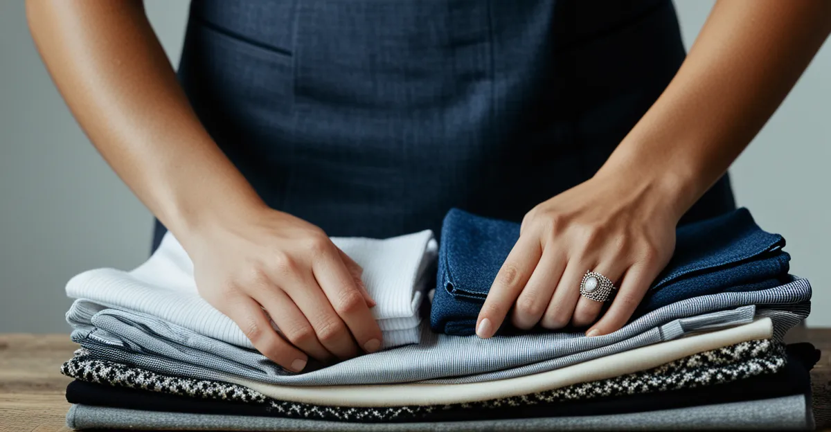 Dicas para empilhar roupas com estilo: evite o visual desleixado